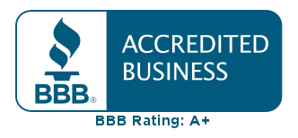 BBB Accredited Business, A+ Rating